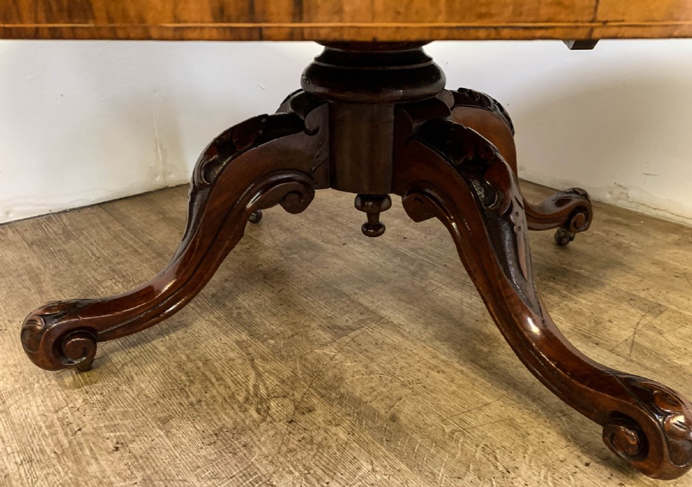 A Victorian Ovel Coffee Table in Walnut View IV