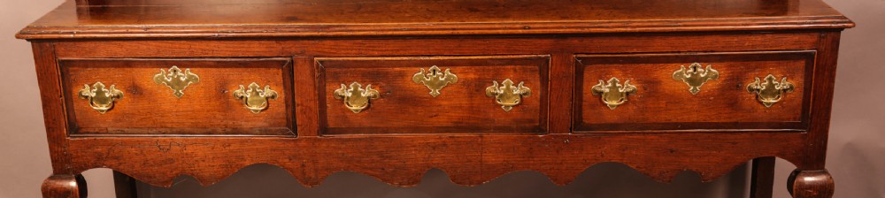 A Good early 8th century Oak Dresser View V