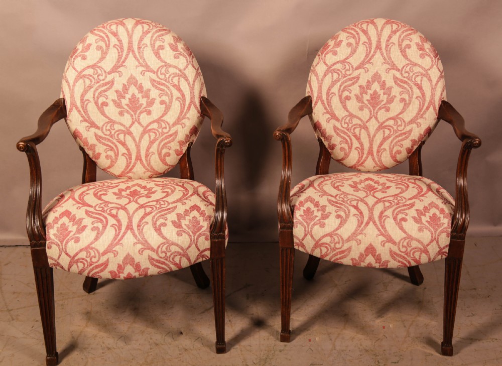 A Beutiful Pair of Geogian 18th c Salon Chairs