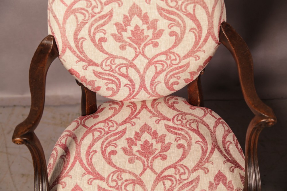 A Beutiful Pair of Geogian 18th c Salon Chairs View III