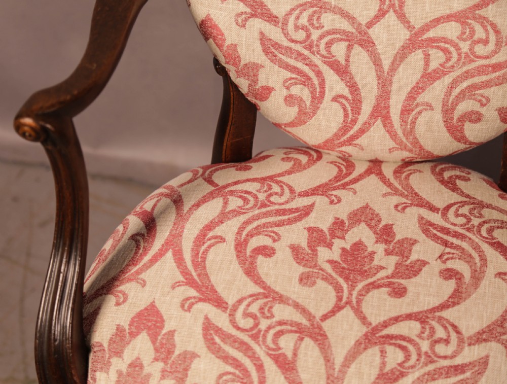 A Beutiful Pair of Geogian 18th c Salon Chairs View VI