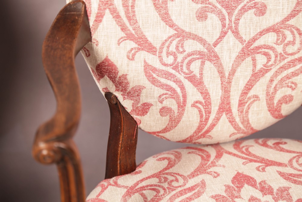 A Beutiful Pair of Geogian 18th c Salon Chairs View VII