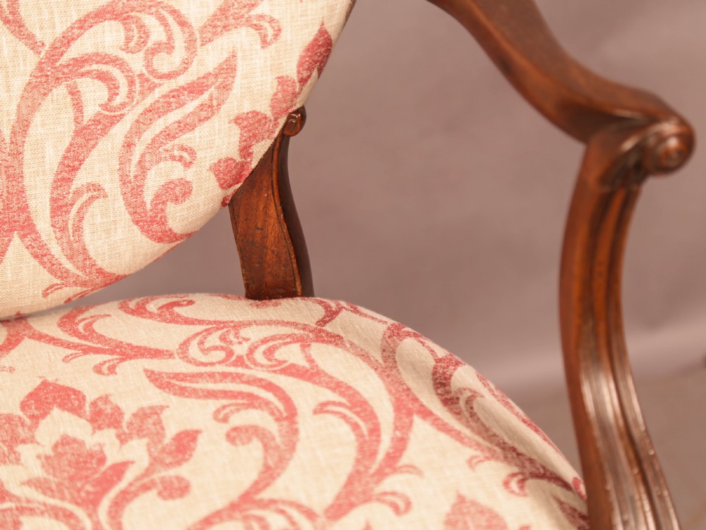 A Beutiful Pair of Geogian 18th c Salon Chairs View VIII