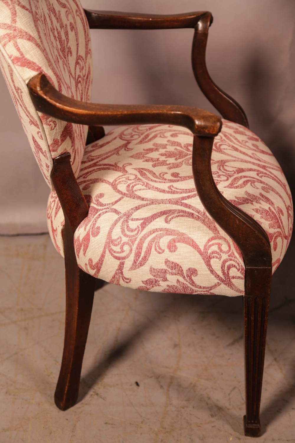 A Beutiful Pair of Geogian 18th c Salon Chairs View XII