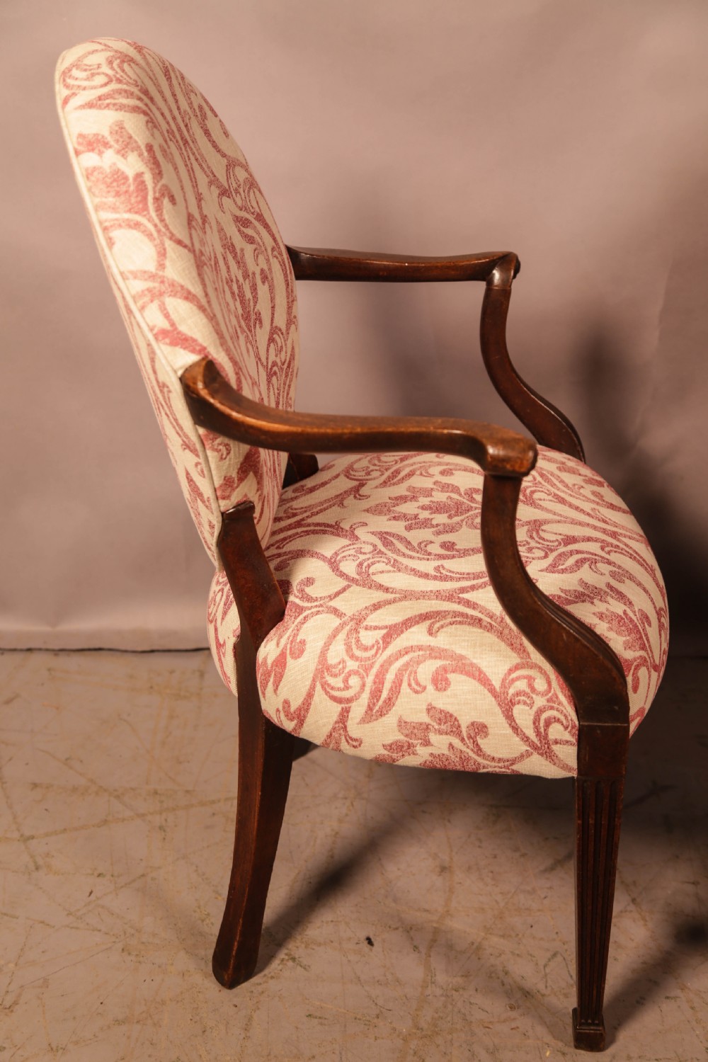 A Beutiful Pair of Geogian 18th c Salon Chairs View XIII