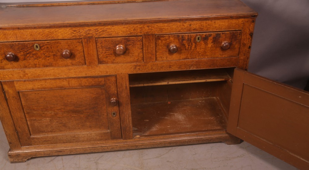 A Small GEORGIAN Serving Dresser in Oak View III