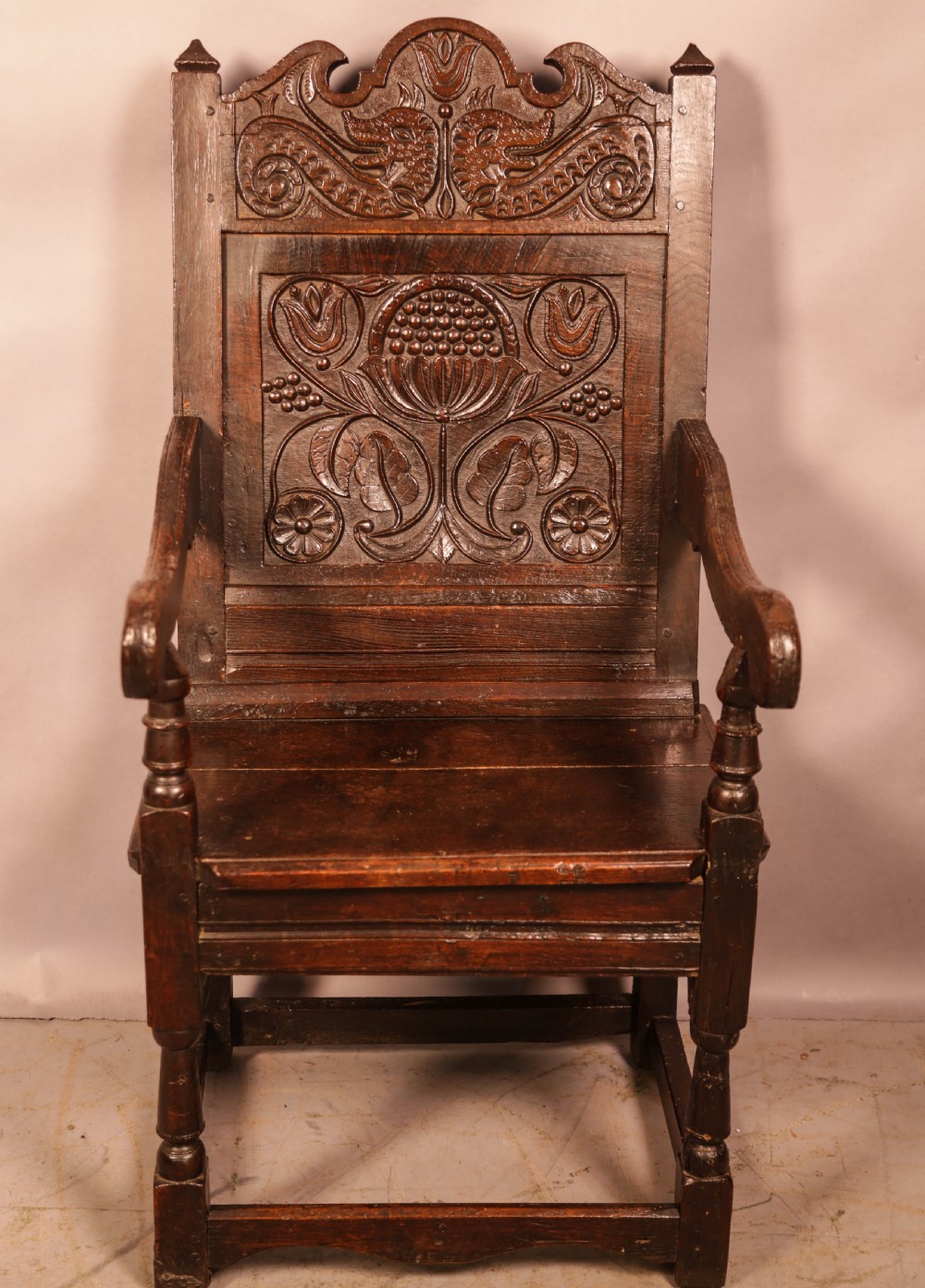 A Good 17th century Oak Wainscot Chair