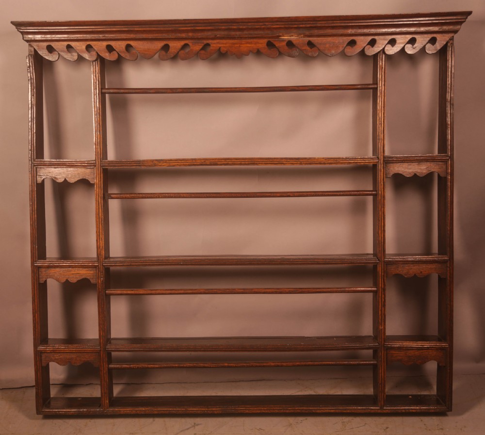 A Georgian Plate Rack in Oak