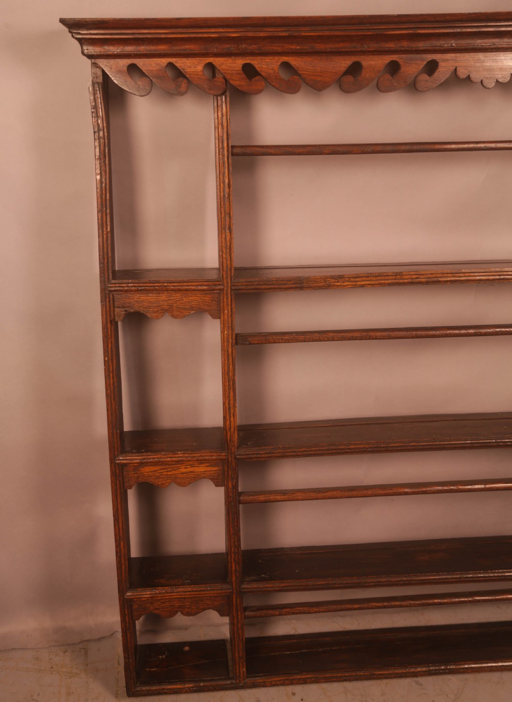 A Georgian Plate Rack in Oak View III