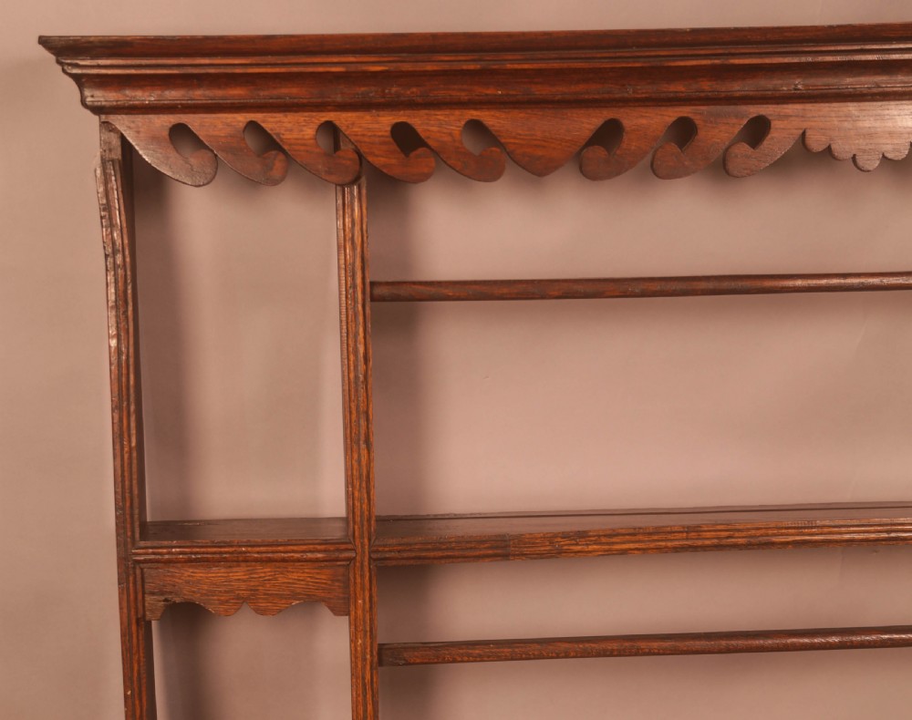 A Georgian Plate Rack in Oak View IV