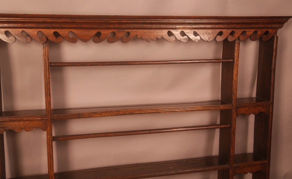 A Georgian Plate Rack in Oak View VI
