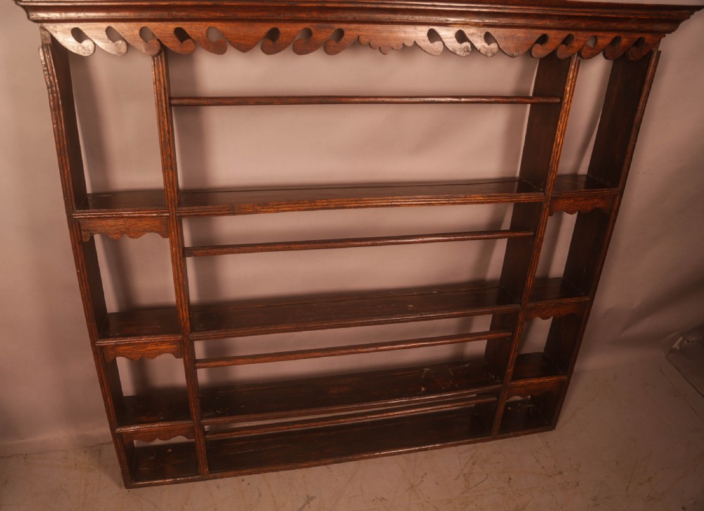 A Georgian Plate Rack in Oak View VIII