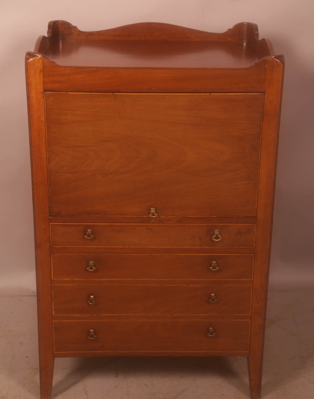 A Georgian Tray Top Chest in Mahogany
