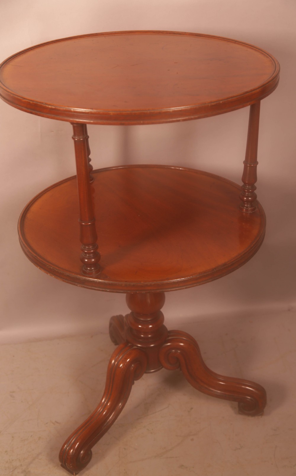 A Victorian revolving Dumb Waiter