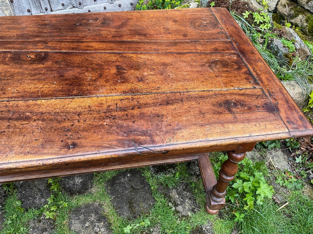 A Lovely Fruit Wood Kitchen Dining Table  View III