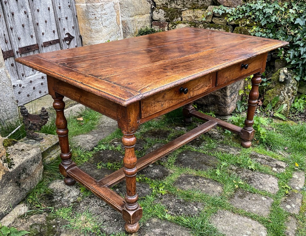 A Lovely Fruit Wood Kitchen Dining Table  View V