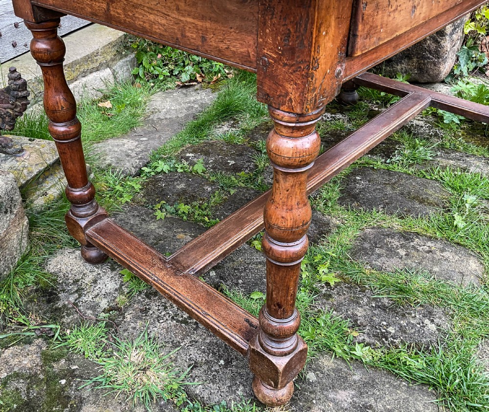 A Lovely Fruit Wood Kitchen Dining Table  View VI