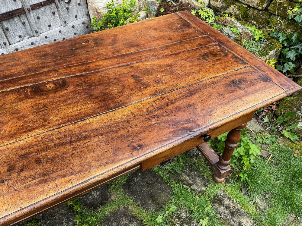 A Lovely Fruit Wood Kitchen Dining Table  View VII