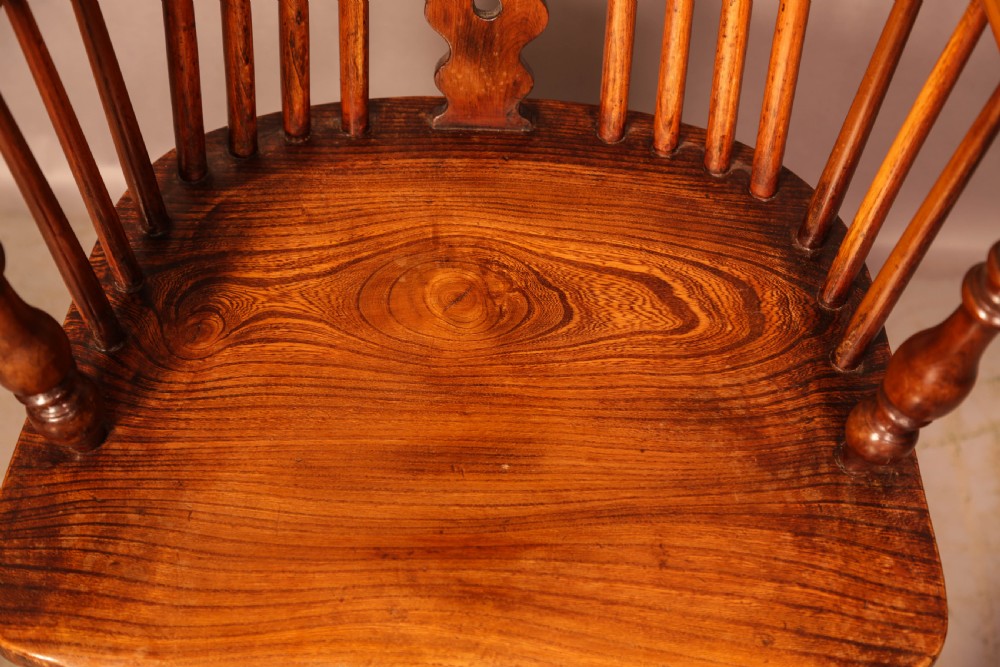 A Super High Back Yew Windsor by Ben Gilling Worksop View X