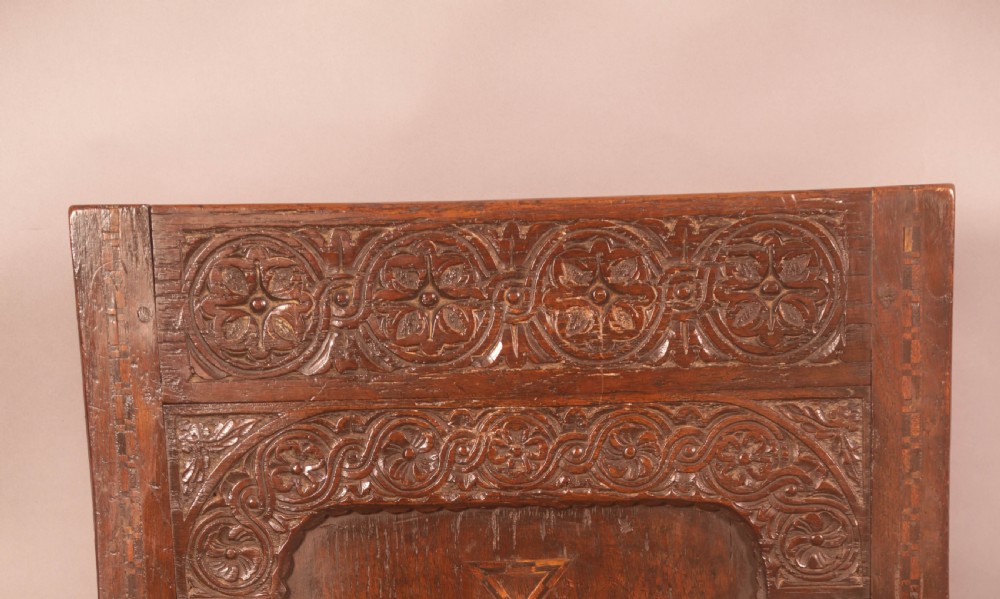 A 17th century Wainscott Armchair in Oak View VII