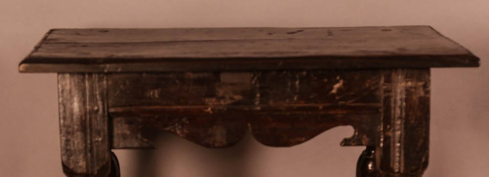 A Good 17th century Joint Stool  View II