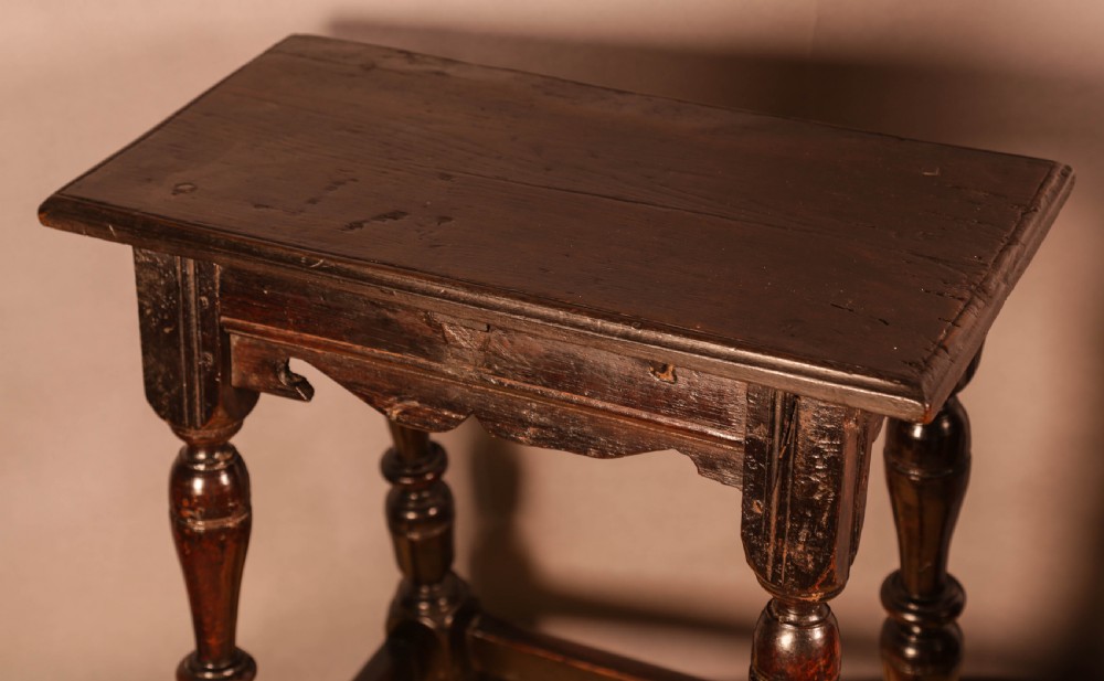 A Good 17th century Joint Stool  View VIII