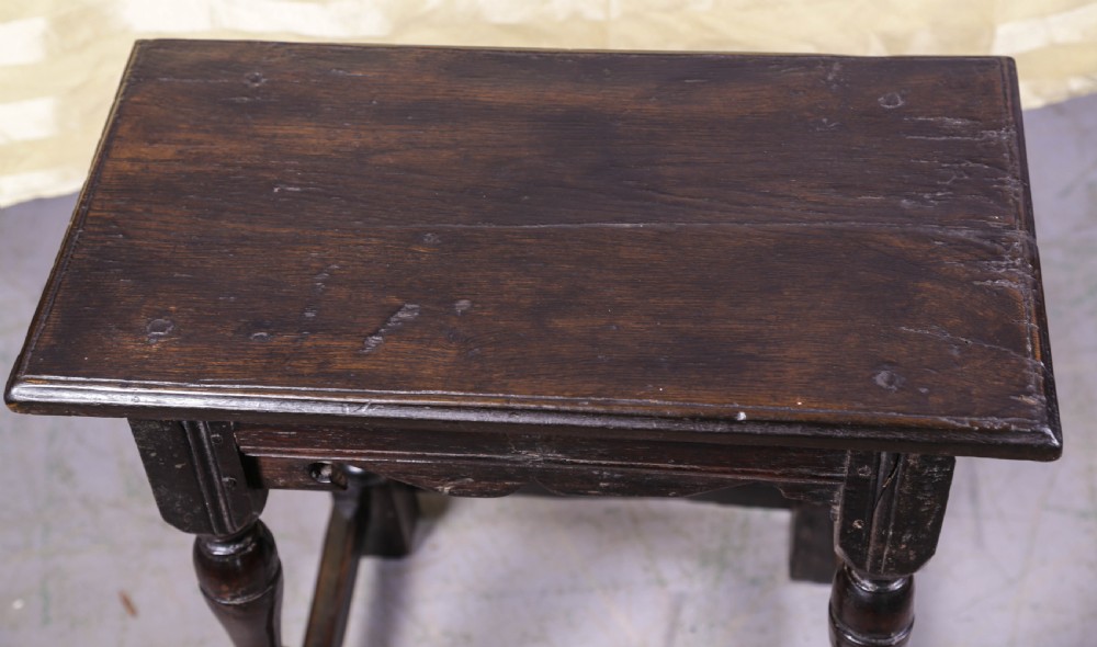 A Good 17th century Joint Stool  View IX