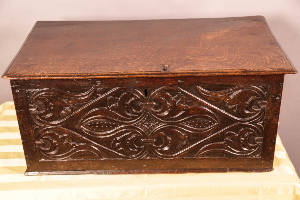 A 17th century Oak Document Box  View III