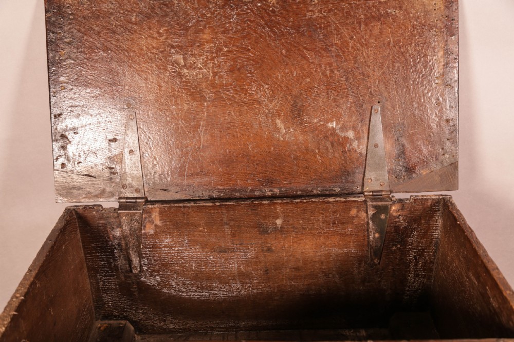 A 17th century Oak Document Box  View VI