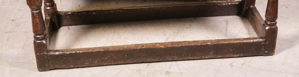 A Rare 17th century Joint Bench in Oak View III
