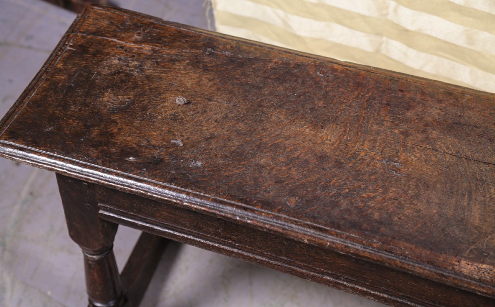 A Rare 17th century Joint Bench in Oak View VI