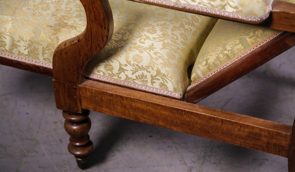 An Early Victorian reclining armchair View VII