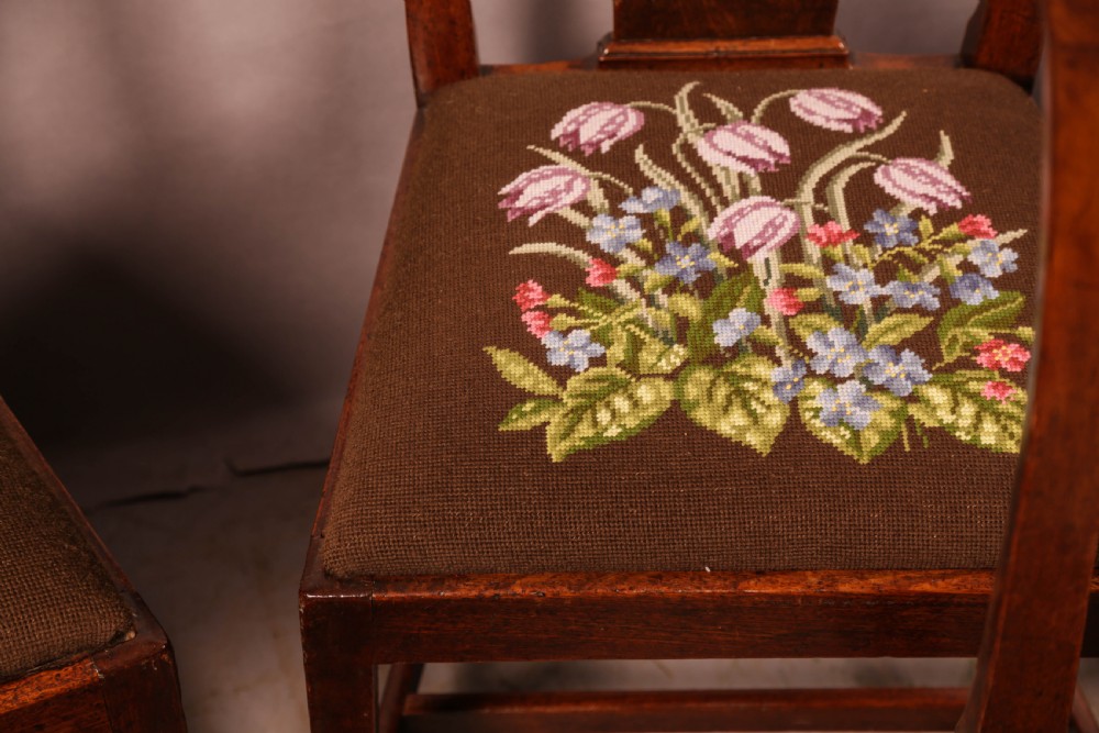 A Good set of 4 Georgian Dining Chairs View IV