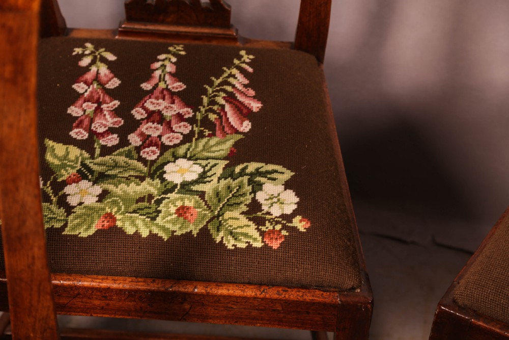A Good set of 4 Georgian Dining Chairs View VII