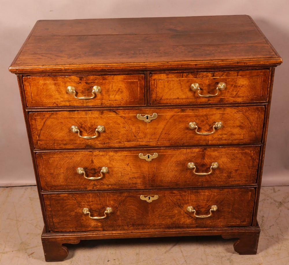 A Good Georgian 4 high chest of drawers View III