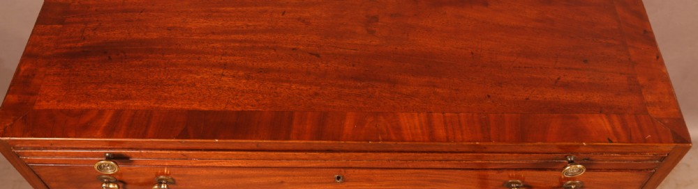 A Good Georgian 4 high chest of drawers View XIV