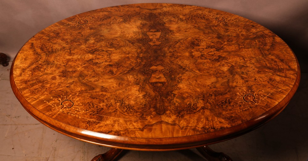 A Victorian Burr Walnut coffee Table ( adapted ) View IV
