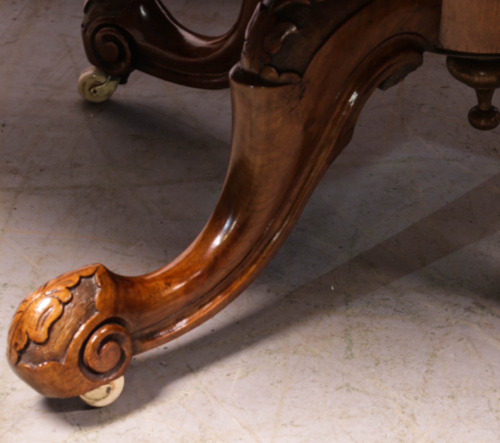 A Victorian Burr Walnut coffee Table ( adapted ) View III