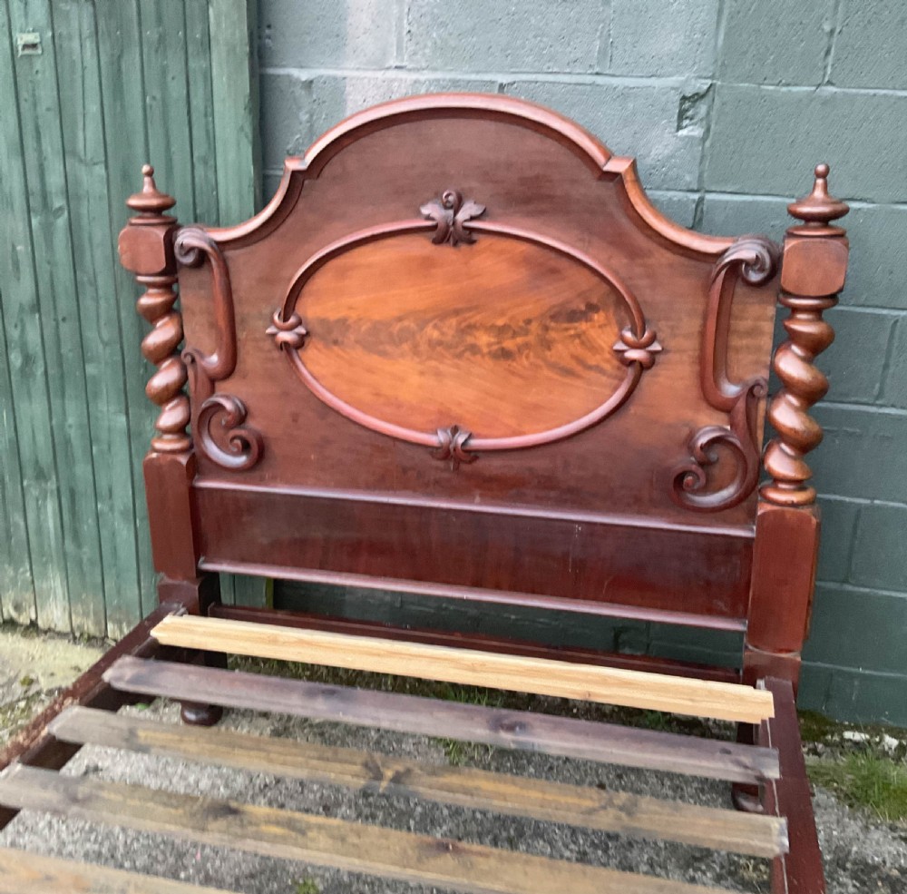 A Victorian Half Tester Bed in Mahogany View V