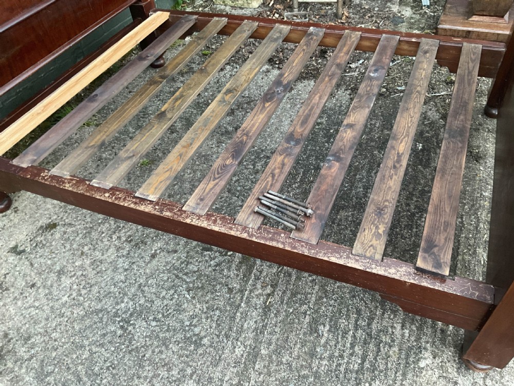 A Victorian Half Tester Bed in Mahogany View XI
