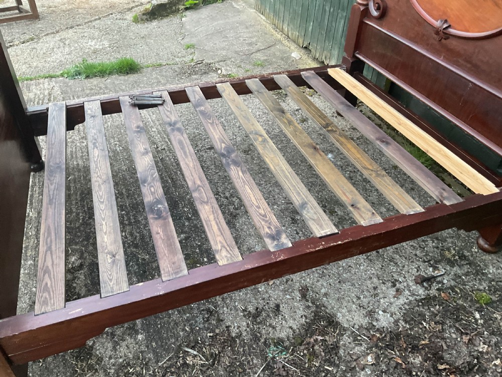A Victorian Half Tester Bed in Mahogany View XII