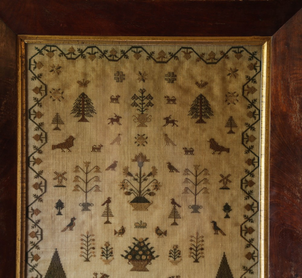 A Rare set of 3 Needlework Samplers by Jane Boutcher 1836 View VI