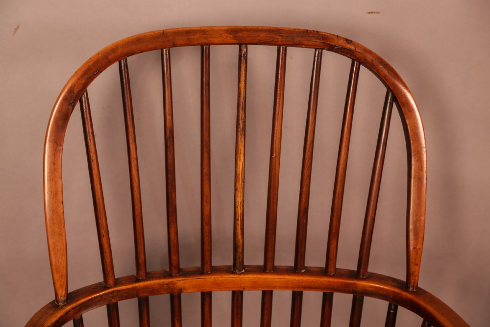 A Yew Wood Stick Back Windsor chair c 1840 View VIII