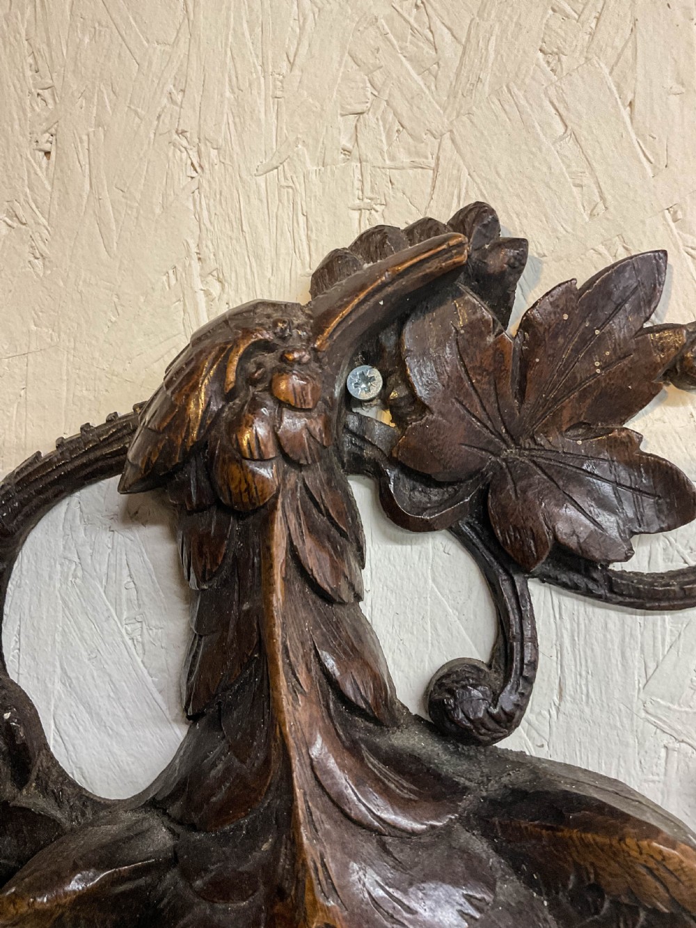 A Black Forest Carving of an Eagle View II