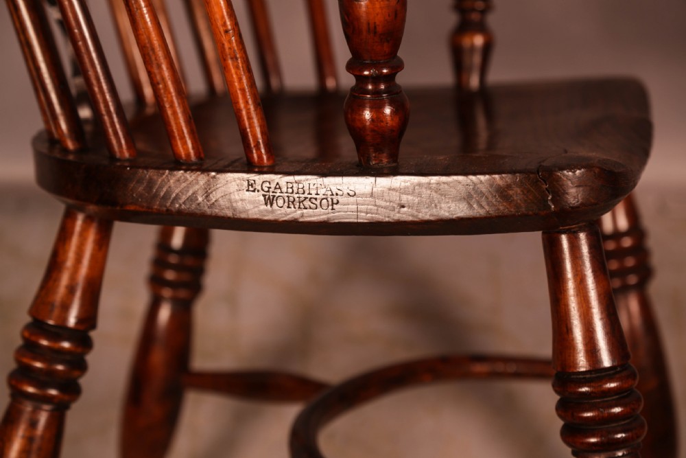 Yew Wood Windsor Chair Elizabeth Gabbitass worksop View XI