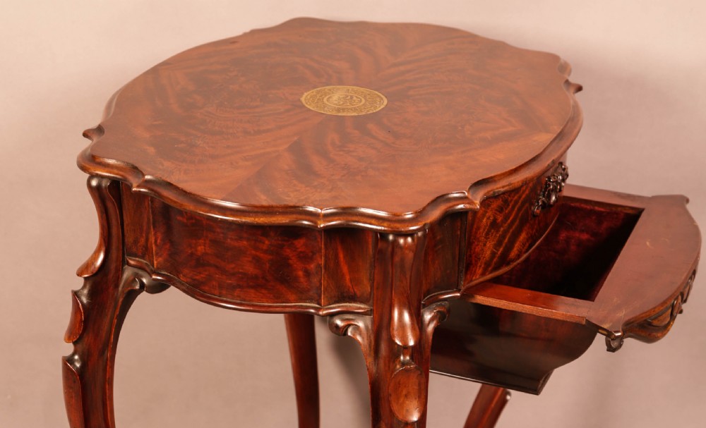 A Victorian Ladies Sewing Table  View II