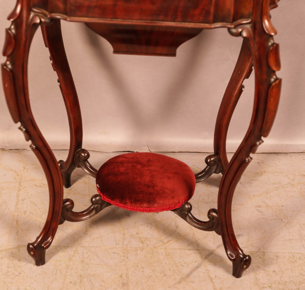 A Victorian Ladies Sewing Table  View III