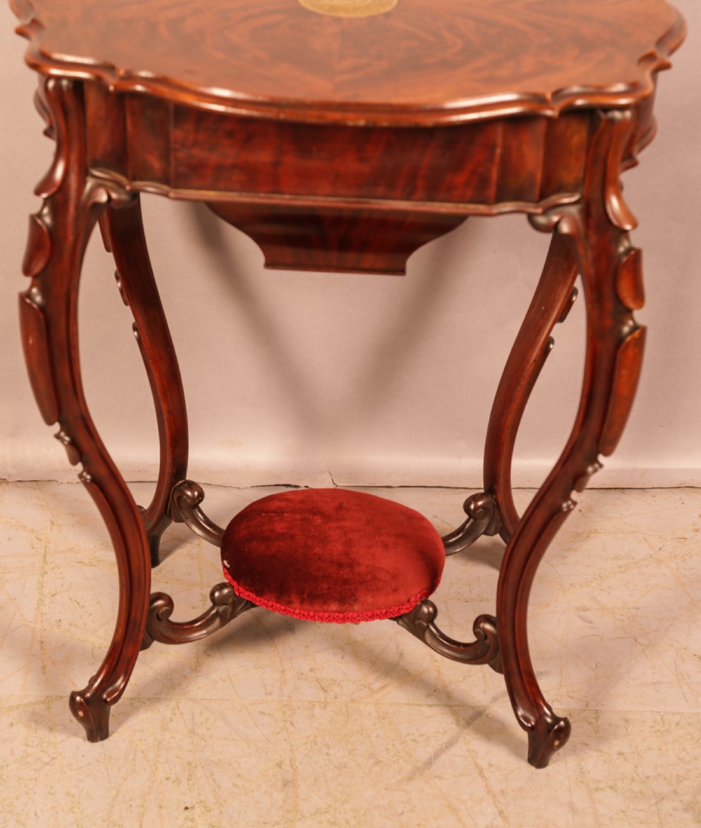A Victorian Ladies Sewing Table  View IV