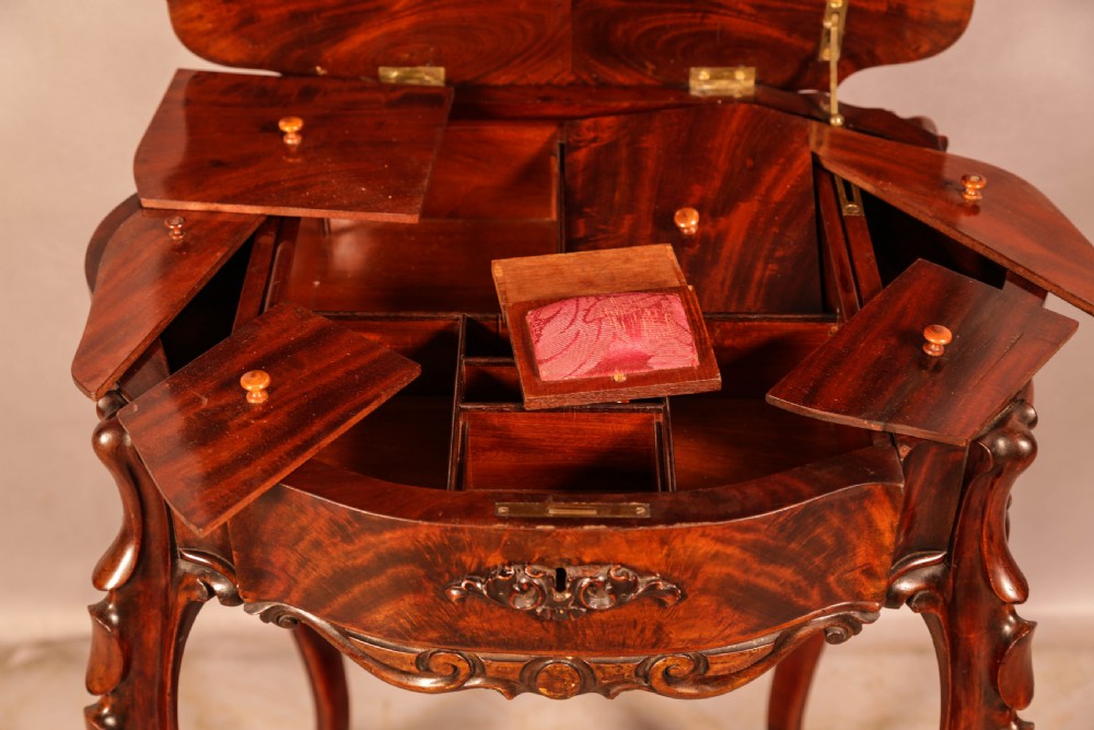 A Victorian Ladies Sewing Table  View IX