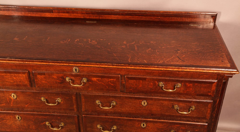An Oak Dower Chest lift top and 4 drawers View III